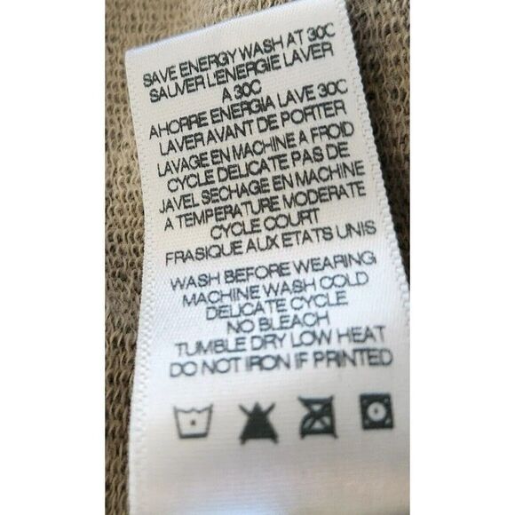 Sundry Ivory Leopard-print Long-Sleeved Women's Size 0 XS Hooded jacket - Picture 8 of 8